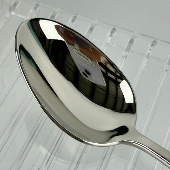 Waterford Ballet Ribbon Matte Stainless Flatware ONE (1) Teaspoon 6-1/4" - Picture 5 of 11